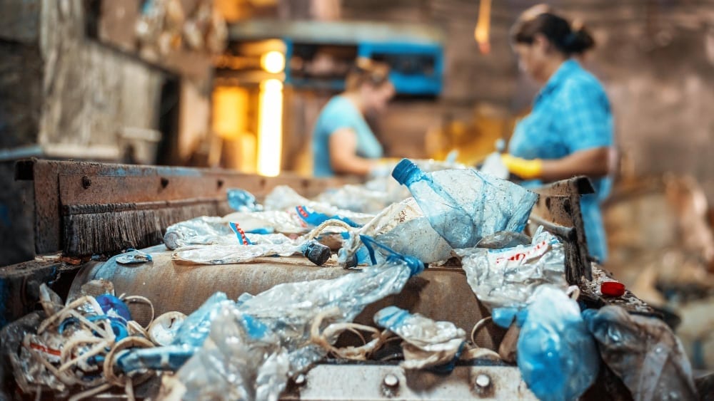 Plastic waste recycling in Odisha, India